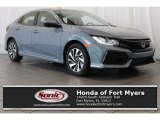 2017 Sonic Gray Pearl Honda Civic LX Hatchback #117016334