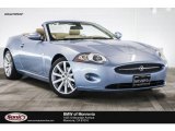 2007 Frost Blue Metallic Jaguar XK XK8 Convertible #117016456