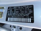 2017 Tucson Color Code for Molten Silver - Color Code: T8T