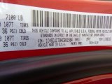 2017 Durango Color Code for Redline - Color Code: PRM