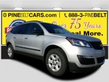 2017 Silver Ice Metallic Chevrolet Traverse LS #117062699