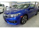 2017 Aegean Blue Metallic Honda Civic EX-T Coupe #117091488