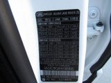 2017 Range Rover Evoque Color Code for Fuji White - Color Code: 867