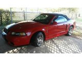 Torch Red Ford Mustang in 2004