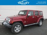 2011 Deep Cherry Red Jeep Wrangler Unlimited Sahara 4x4 #117131396