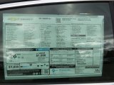2017 Chevrolet Malibu Premier Window Sticker