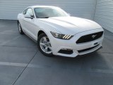 White Platinum Ford Mustang in 2017