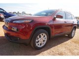 2017 Deep Cherry Red Crystal Pearl Jeep Cherokee Latitude #117178088