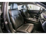 2017 BMW 7 Series 740i Sedan Black Interior