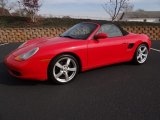 Guards Red Porsche Boxster in 1997