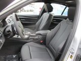 2017 BMW 3 Series 330i xDrive Sedan Black Interior