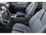 2017 Honda Civic Touring Sedan Gray Interior