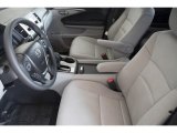 2017 Honda Pilot LX AWD Gray Interior