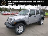 2017 Billet Silver Metallic Jeep Wrangler Unlimited Sport 4x4 #117228095