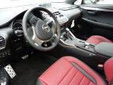2017 Lexus NX 200t F Sport AWD Rioja Red Interior
