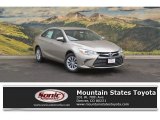 2017 Creme Brulee Mica Toyota Camry LE #117228019