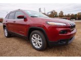 Deep Cherry Red Crystal Pearl Jeep Cherokee in 2017