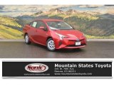 2017 Toyota Prius Hypersonic Red