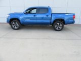 Blazing Blue Pearl Toyota Tacoma in 2017