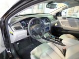 2017 Hyundai Sonata SE Hybrid Gray Interior
