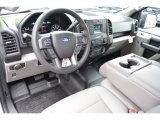 2017 Ford F150 XL SuperCab Earth Gray Interior