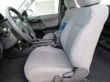 2017 Toyota Tacoma SR Access Cab Cement Gray Interior