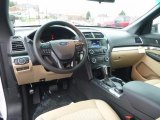 2017 Ford Explorer 4WD Medium Light Camel Interior