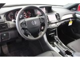 2017 Honda Accord EX-L V6 Coupe Black Interior