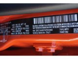 2017 Renegade Color Code for Omaha Orange - Color Code: 562