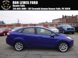 2014 Blue Candy Ford Fiesta SE Sedan #117319204