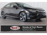 2017 Crystal Black Pearl Honda Civic Touring Sedan #117319131