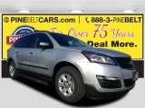 2017 Silver Ice Metallic Chevrolet Traverse LS #117319110