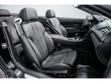 2017 BMW 6 Series 640i Convertible Black Interior