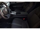 2017 Honda Civic LX Hatchback Black Interior