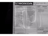 2017 Honda Civic EX-L Navi Hatchback Window Sticker