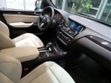 2017 BMW X3 xDrive35i Ivory White w/Red contrast stitching Interior