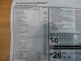 2016 BMW 4 Series 428i xDrive Coupe Window Sticker