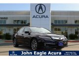 2017 Crystal Black Pearl Acura TLX V6 Advance Sedan #117365704