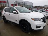 2017 Glacier White Nissan Rogue SV AWD #117391578