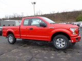 2017 Race Red Ford F150 XL SuperCab 4x4 #117391413