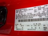 2017 F150 Color Code for Race Red - Color Code: PQ