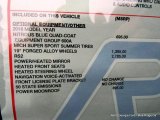 2016 Ford Focus RS Window Sticker
