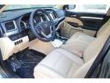 2017 Toyota Highlander XLE AWD Almond Interior