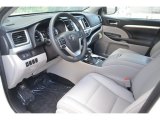 2017 Toyota Highlander XLE AWD Ash Interior