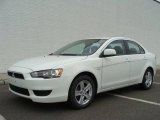 2008 Wicked White Mitsubishi Lancer ES #11727065