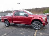 2017 Ruby Red Ford F150 XLT SuperCab 4x4 #117434696