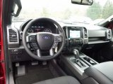2017 Ford F150 XLT SuperCab 4x4 Black Interior