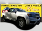 2017 Silver Ice Metallic Chevrolet Colorado WT Extended Cab #117459642
