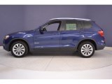 Deep Sea Blue Metallic BMW X3 in 2017