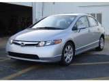 2007 Alabaster Silver Metallic Honda Civic LX Sedan #11720423